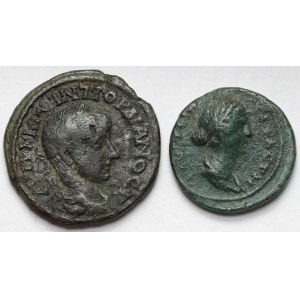 Roman Empire, Provincial bronzes (2nd-3rd century A.D.) - set (2pcs)