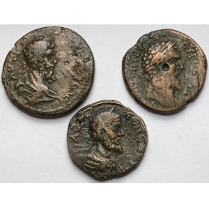 Roman Empire, Provincial bronzes (3rd century A.D.) - set (3pcs)