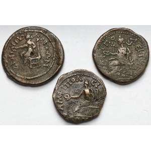Roman Empire, Provincial bronzes (3rd century A.D.) - set (3pcs)