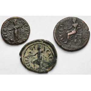 Roman Empire, Provincial bronzes (3rd century A.D.) - set (3pcs)
