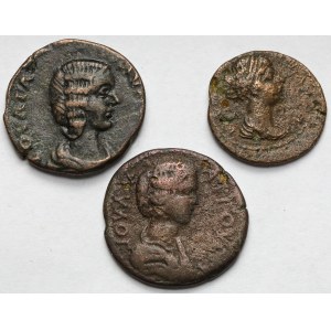 Roman Empire, Provincial bronzes (3rd century A.D.) - set (3pcs)