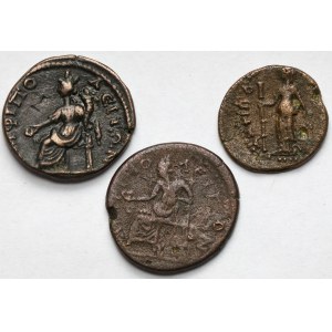 Roman Empire, Provincial bronzes (3rd century A.D.) - set (3pcs)