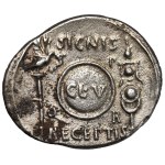 Octavian Augustus (27 B.C.-14 A.D.), Denarius - Signis Receptis