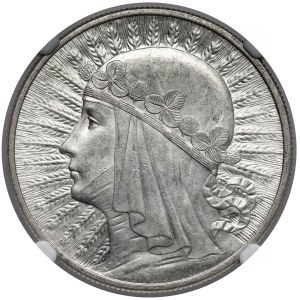 Głowa Kobiety 10 złotych 1932 bz, Londyn