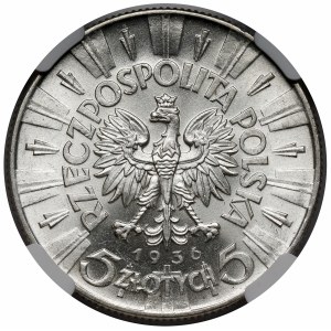 Pilsudski 5 zloty 1936