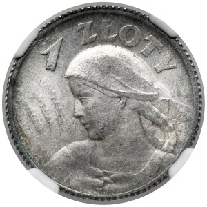 Kobieta i kłosy 1 złoty 1924