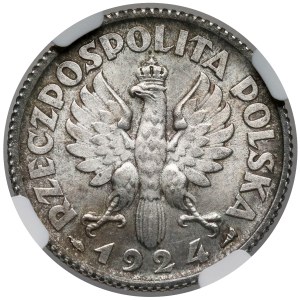 Kobieta i kłosy 1 złoty 1924