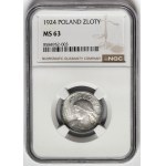 Kobieta i kłosy 1 złoty 1924