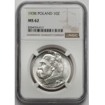 Pilsudski 10 zloty 1938