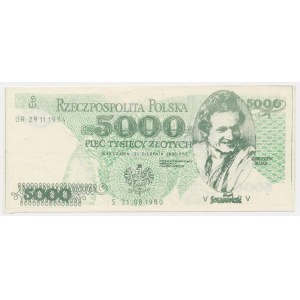 Solidarität, 5.000 zl 1980 Zbigniew Bujak
