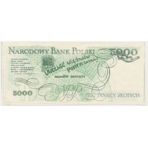 Solidarität, 5.000 zl 1980 Zbigniew Bujak