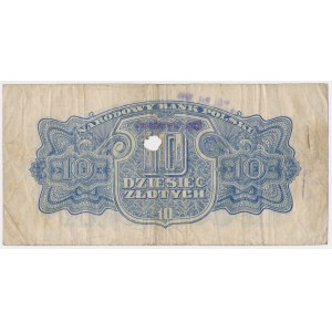 Falsyfikat z epoki 10 złotych 1944