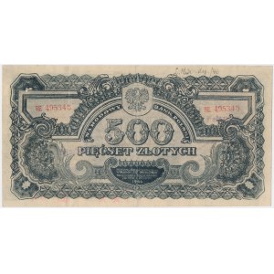 Falsyfikat z epoki 500 złotych 1944