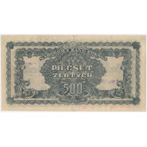 Falsyfikat z epoki 500 złotych 1944