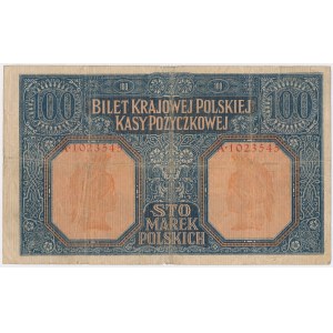 100 mkp 1916 jeneral - 7 Figuren - RARE