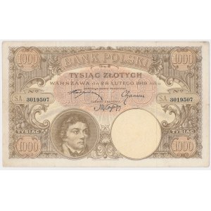 1,000 zloty 1919