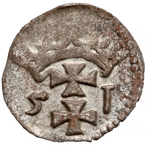 Sigismund II Augustus, Denarius of Gdansk 1551
