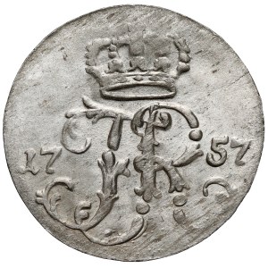 Prussia, Friedrich II, 1/24 thaler 1757-A, Berlin