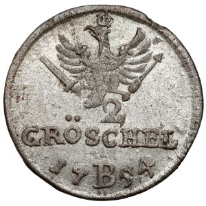 Śląsk, Fryderyk II Wielki, 2 greszle 1754-B, Wrocław