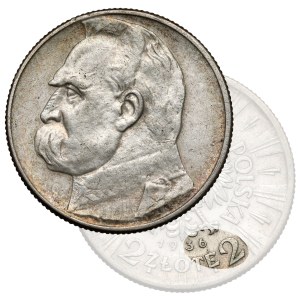 Pilsudski 2 zloty 1936 - rare year