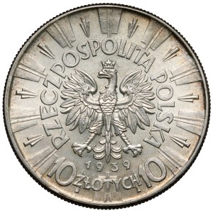 Piłsudski 10 złotych 1939