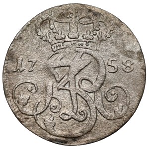 August III Sas, Trojak Gdansk 1758