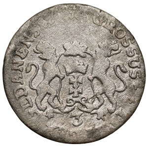 August III Sas, Trojak Gdansk 1758