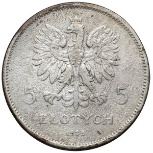 Nike 5 złotych 1928 bez znaku, Bruksela - Fałszerstwo z epoki