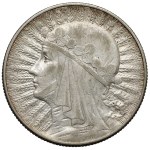 Hlava ženy 5 zlotých 1932 se značkou, Varšava - vzácné