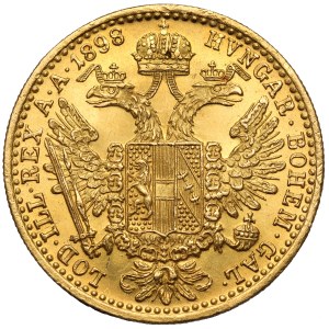 Austria, Franz Joseph I, Ducat 1898, Vienna