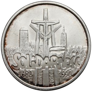 100,000 zloty 1990 Solidarity - variety B