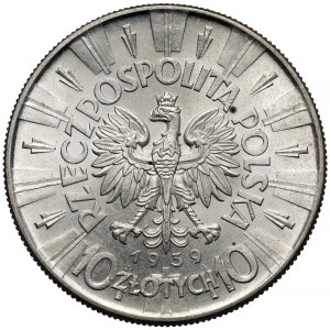 Piłsudski 10 złotych 1939