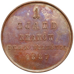 Medal, 1st Congress of Lawyers and Economists in Krakow 1887