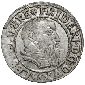 Silesia, Frederick II, 1544 penny, Legnica