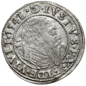 Prussia, Albrecht Hohenzollern, Königsberg penny 1548 - rare