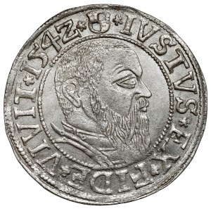 Prussia, Albrecht Hohenzollern, Königsberg penny 1542 - beautiful