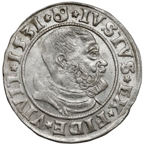 Prussia, Albrecht Hohenzollern, Grosz Königsberg 1531 - early portrait
