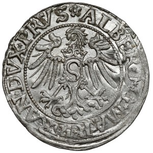 Prussia, Albrecht Hohenzollern, Grosz Königsberg 1534 - mirror