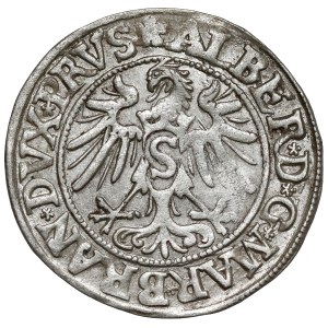 Prusko, Albrecht Hohenzollern, Grosz Königsberg 1535 - PRVS