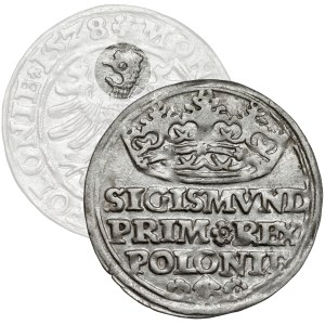 Sigismund I the Old, Cracow 1528 penny - WITHOUT language