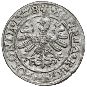 Sigismund I the Old, Cracow 1528 penny - WITHOUT language