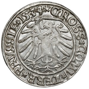 Sigismund I the Old, Torun penny 1534 - in a cap