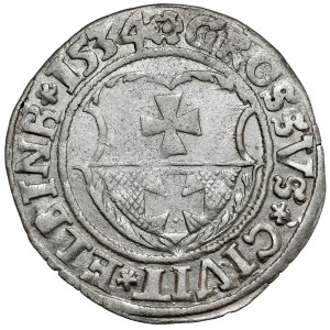 Sigismund I the Old, Penny Elblag 1534 - ELBINK