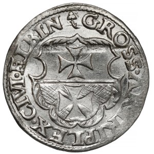 Sigismund I the Old, Trojak Elbląg 1540 - A without a beam