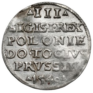 Sigismund I the Old, Trojak Elbląg 1540 - A without a beam