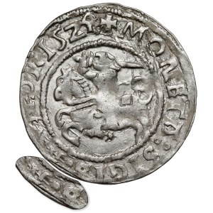Sigismund I the Old, Half-penny Vilnius 1524 - SIGIS:MVNDI error