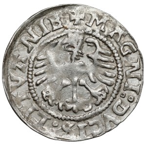 Sigismund I the Old, Half-penny Vilnius 1524 - SIGIS:MVNDI error