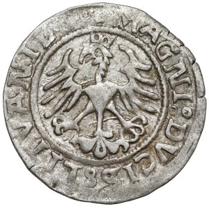 Sigismund I. der Alte, Vilniuser Halbpfennig 1523/22 - Wechsel