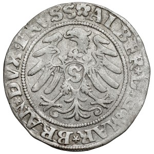 Prusy, Albrecht Hohenzollern, Grosz Królewiec 1530 - rzadki