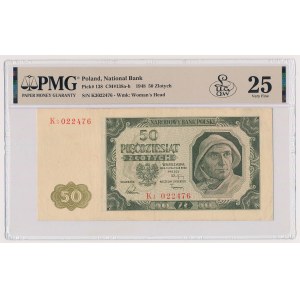 50 zloty 1948 - K3 - ex.Lucow